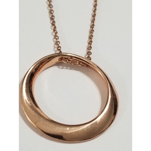 Express Rose gold color 14" necklace with a one inch extension. n247* - Picture 7 of 8